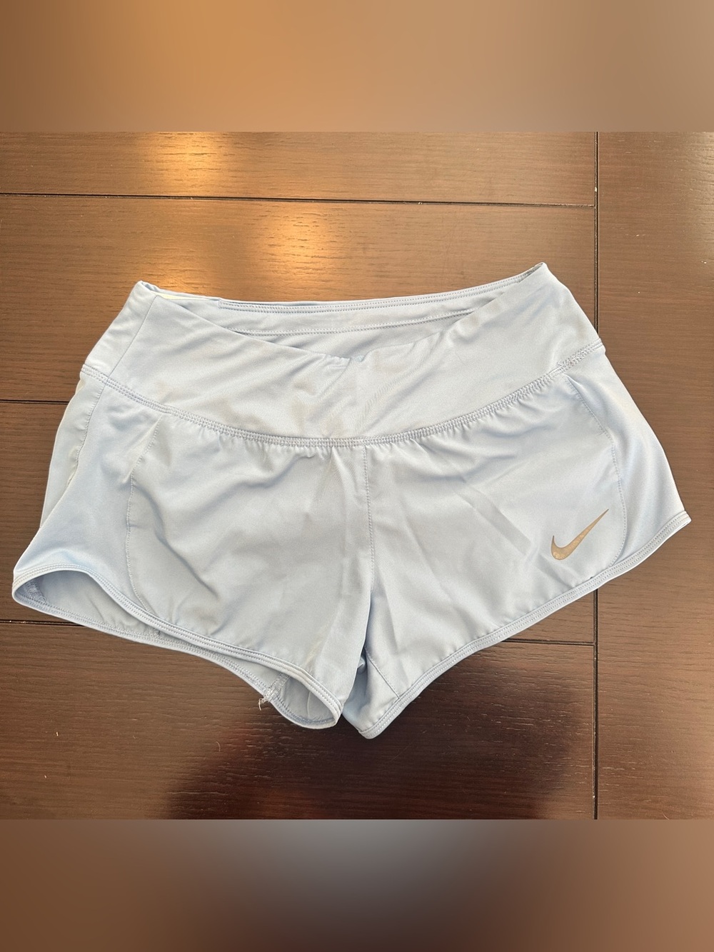 Nike Women's Light Blue Running Shorts
